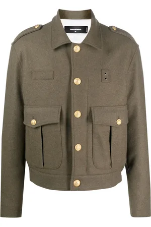 Dsquared2 Wool-blend military jacket