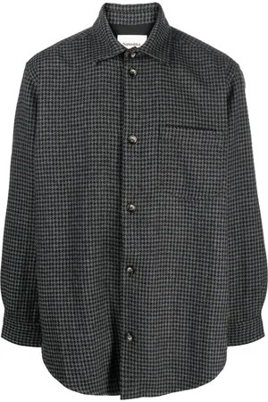Nanushka Matize houndstooth shirt
