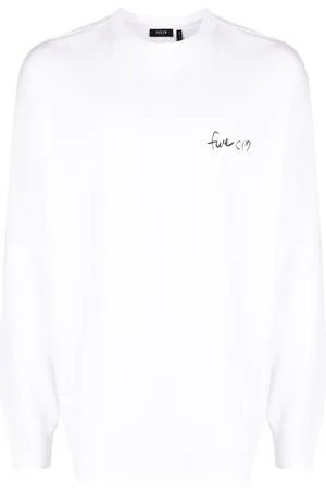 FIVE CM Logo-print long-sleeved T-shirt