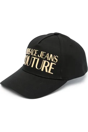 VERSACE Logo-plaque cotton cap