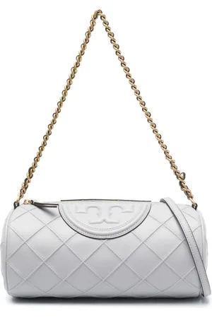 Fleming Soft Bucket Handbag - Tory Burch - New Cream - Leather Beige  ref.732629 - Joli Closet