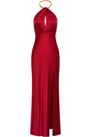 Nicholas Edyth keyhole-neck gown