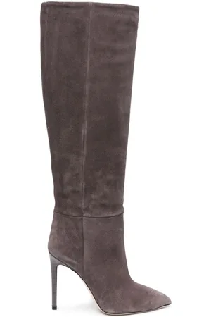 PARIS TEXAS 110mm pointed-toe suede boots