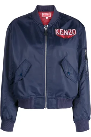 Kenzo 3D logo-appliqué bomber jacket