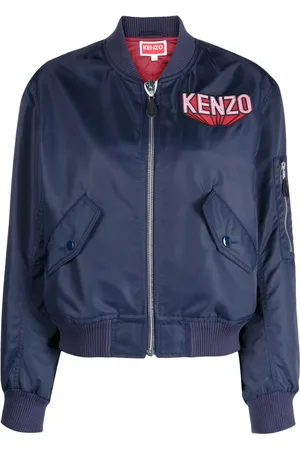 Kenzo 3D logo-appliqué bomber jacket