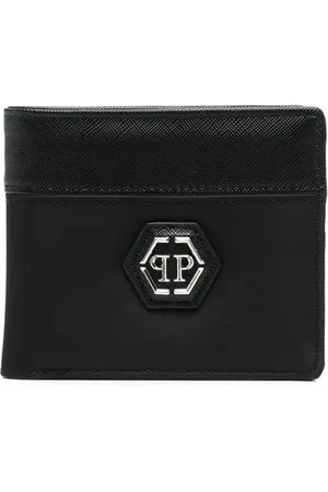 Philipp Plein Hexagon-plaque bifold wallet