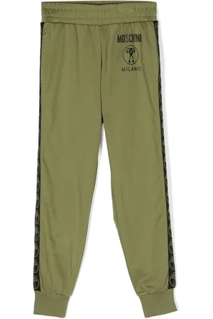 Moschino Logo-print cotton track pants