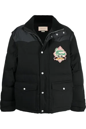 Gucci Detachable sleeve padded jacket