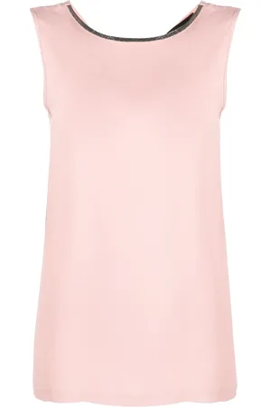 Fabiana Filippi Bead-embellished silk top