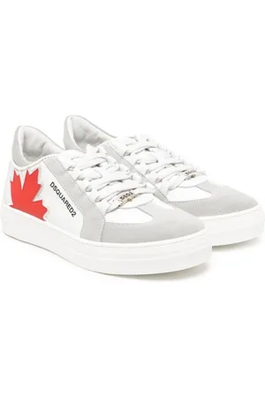 Dsquared2 Maple-leaf panelled sneakers