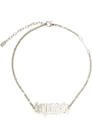 Dsquared2 Logo-plaque polished necklace