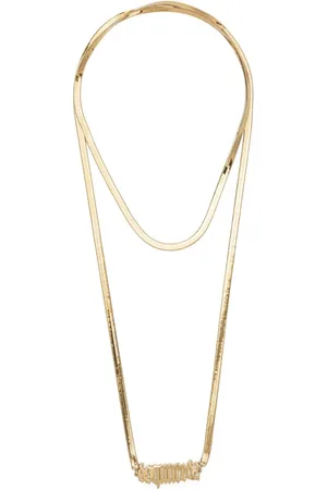 Dsquared2 Logo-plaque polished necklace