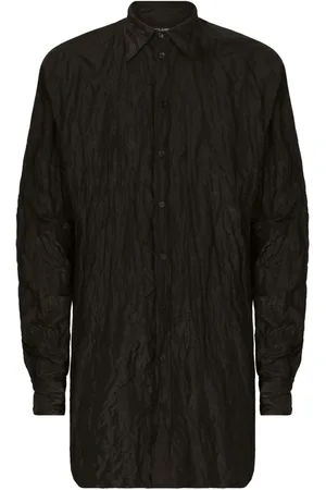 Dolce & Gabbana Crease-effect long-sleeve shirt