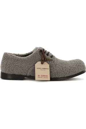 Dolce & Gabbana Fleece derby shoes