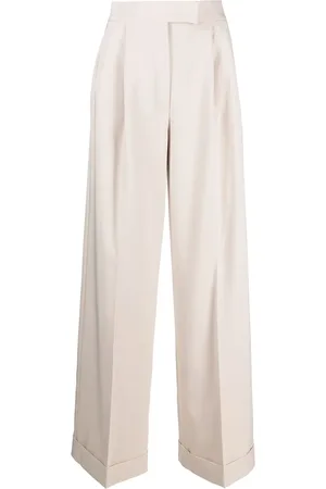 D.EXTERIOR Pressed-crease flared trousers