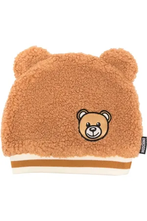 Moschino Teddy Bear-motif cotton hat