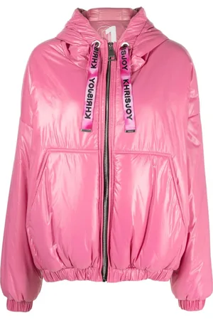 Khrisjoy High-shine hooded jacket