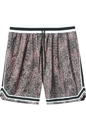 JOHN ELLIOTT Game animal-print track shorts