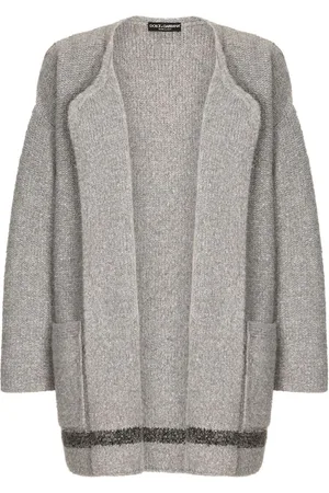 Dolce & Gabbana Logo-patch drop-shoulder jumper