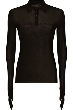 Christopher Nemeth Lace Rope-Print Cotton Long-Sleeve T-Shirt - Black