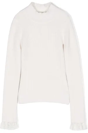 PHILOSOPHY DI LORENZO SERAFINI Mock-neck ribbed-knit jumper