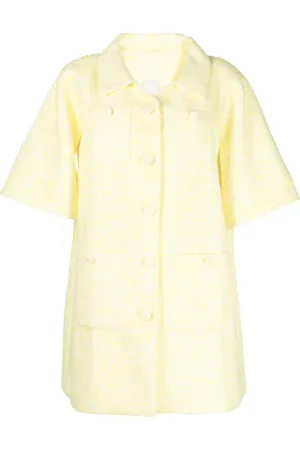 HUISHAN ZHANG Constantine short-sleeve bouclé coat