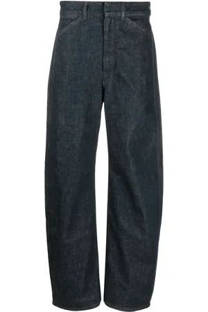 LEMAIRE Seamless mid-rise wide-leg jeans