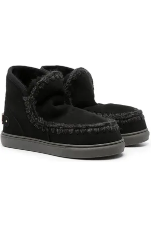 Mou Whipstitch-detail ankle boots