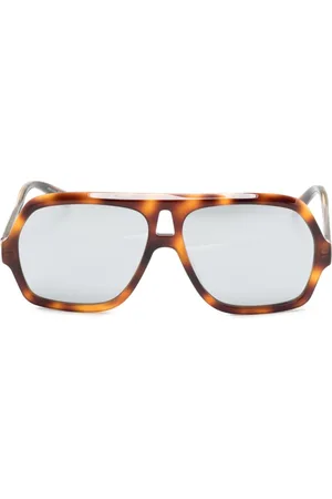 Givenchy Logo-debossed pilot-frame sunglasses
