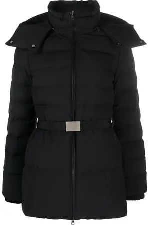 Burberry Belted hooded padded jacket