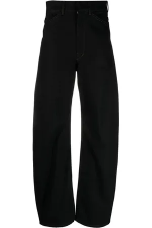 LEMAIRE Wide-leg high-rise jeans