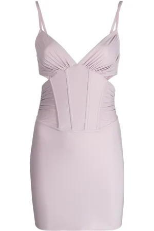 MISBHV Corset-style cut-out minidress