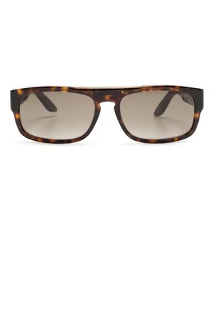 Givenchy Logo-print rectangle-frame sunglasses