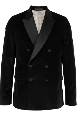 Paul Smith Double-breasted cotton blazer