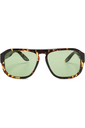 Givenchy Logo-print pilot-frame sunglasses