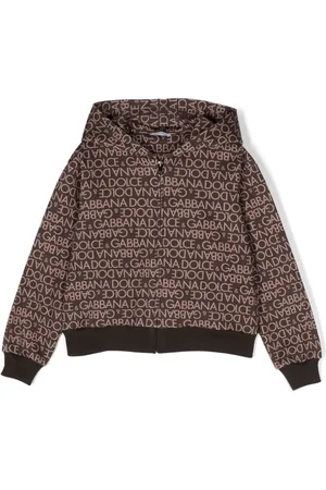 Dolce & Gabbana Logo-print zip-up hoodie