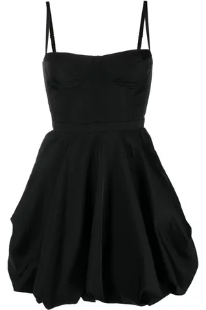 DEL CORE Sweetheart-neck puffball-skirt minidress