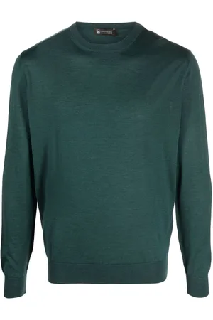 COLOMBO Crew-neck fine-knit jumper