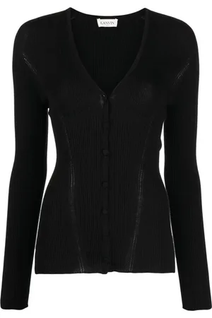 Lanvin Ribbed V-neck cardigan