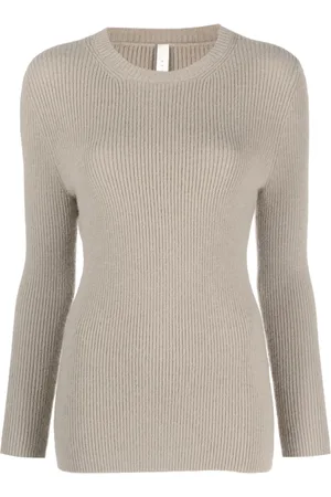 Lauren Manoogian Ribbed-knit round-neck jumper