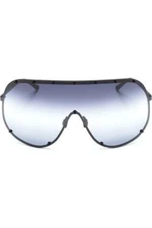 Rick Owens Shield-frame gradient sunglasses