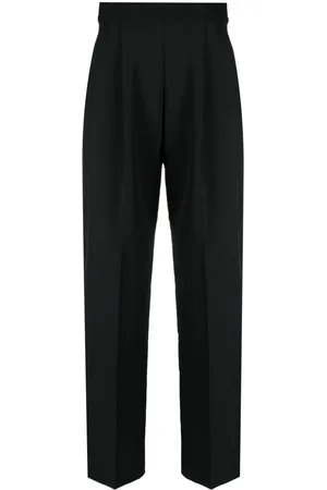 Ermanno Firenze Pressed-crease straight-leg trousers
