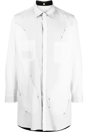 YOHJI YAMAMOTO Graphic-print cotton shirt