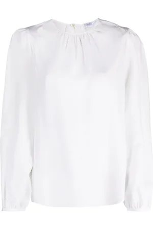 BARBA Crew-neck long-sleeve blouse