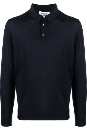 ERALDO Long-sleeve wool polo shirt