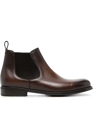 Neil Barrett Elasticated-panels leather ankle boots