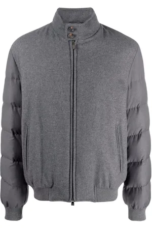 corneliani High-neck padded bomber jacket