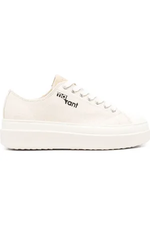 Isabel Marant Austen logo-print flatform sneakers