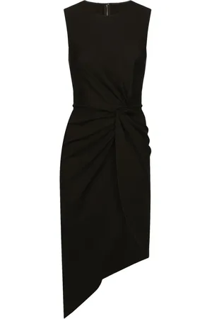 Dolce & Gabbana Draped sleeveless midi dress