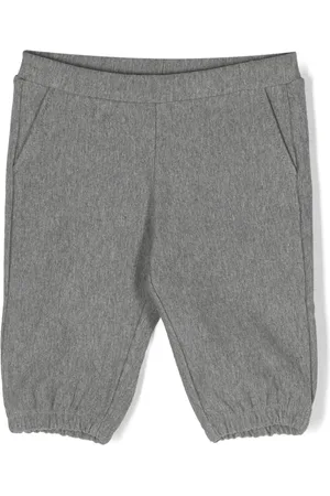DOUUOD KIDS Mélange-effect tracksuit bottoms